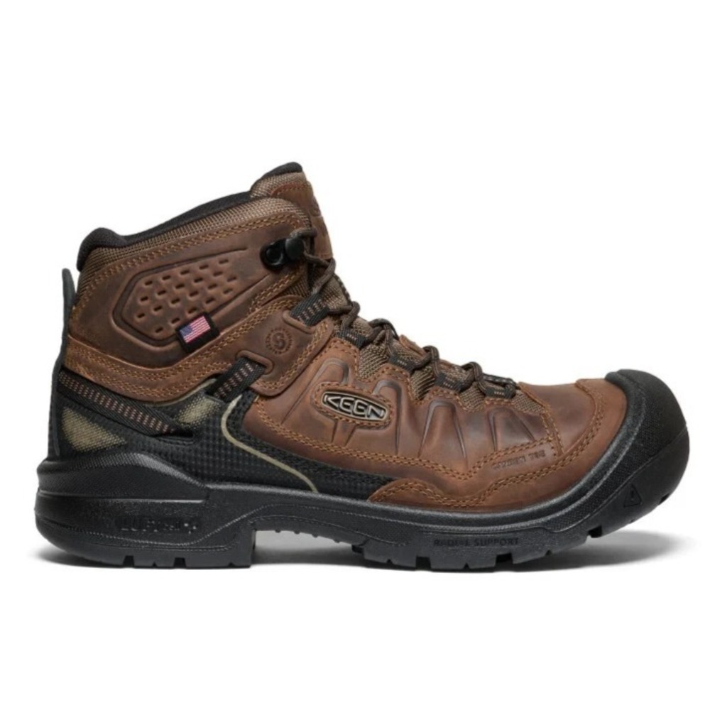 KEEN® (Men's 12 D) Targhee IV Waterproof Carbon-Toe Work Boot, Dark Earth - $245